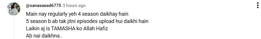Fans Frustrated As Tamasha Episode Not Uploaded & Live Disappears