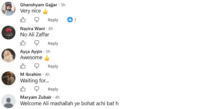Fans React To Ali Zafar Starring In A Drama With Sajal Aly