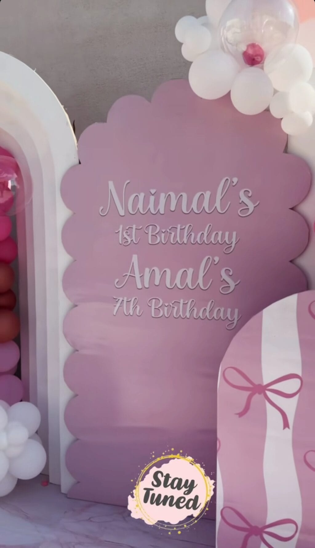 Aiman Khan and Muneeb Butt Celebrate Amal & Naimal's Joint Birthday Aiman Khan and Muneeb Butt Celebrate Amal & Naimal’s Joint Birthday