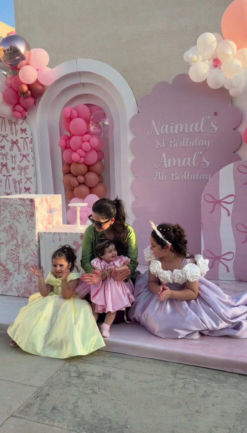 Aiman Khan and Muneeb Butt Celebrate Amal & Naimal's Joint Birthday Aiman Khan and Muneeb Butt Celebrate Amal & Naimal’s Joint Birthday