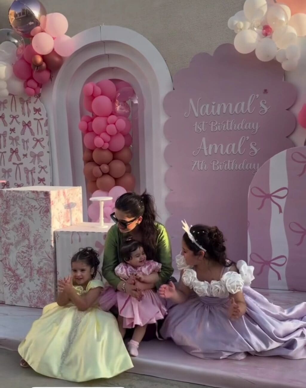 Aiman Khan and Muneeb Butt Celebrate Amal & Naimal's Joint Birthday Aiman Khan and Muneeb Butt Celebrate Amal & Naimal’s Joint Birthday