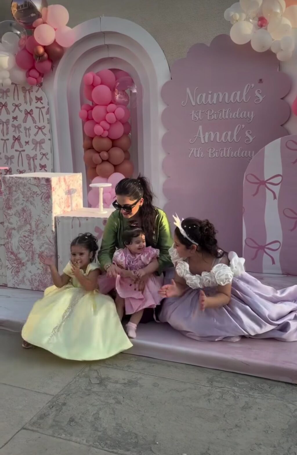 Aiman Khan and Muneeb Butt Celebrate Amal & Naimal's Joint Birthday Aiman Khan and Muneeb Butt Celebrate Amal & Naimal’s Joint Birthday