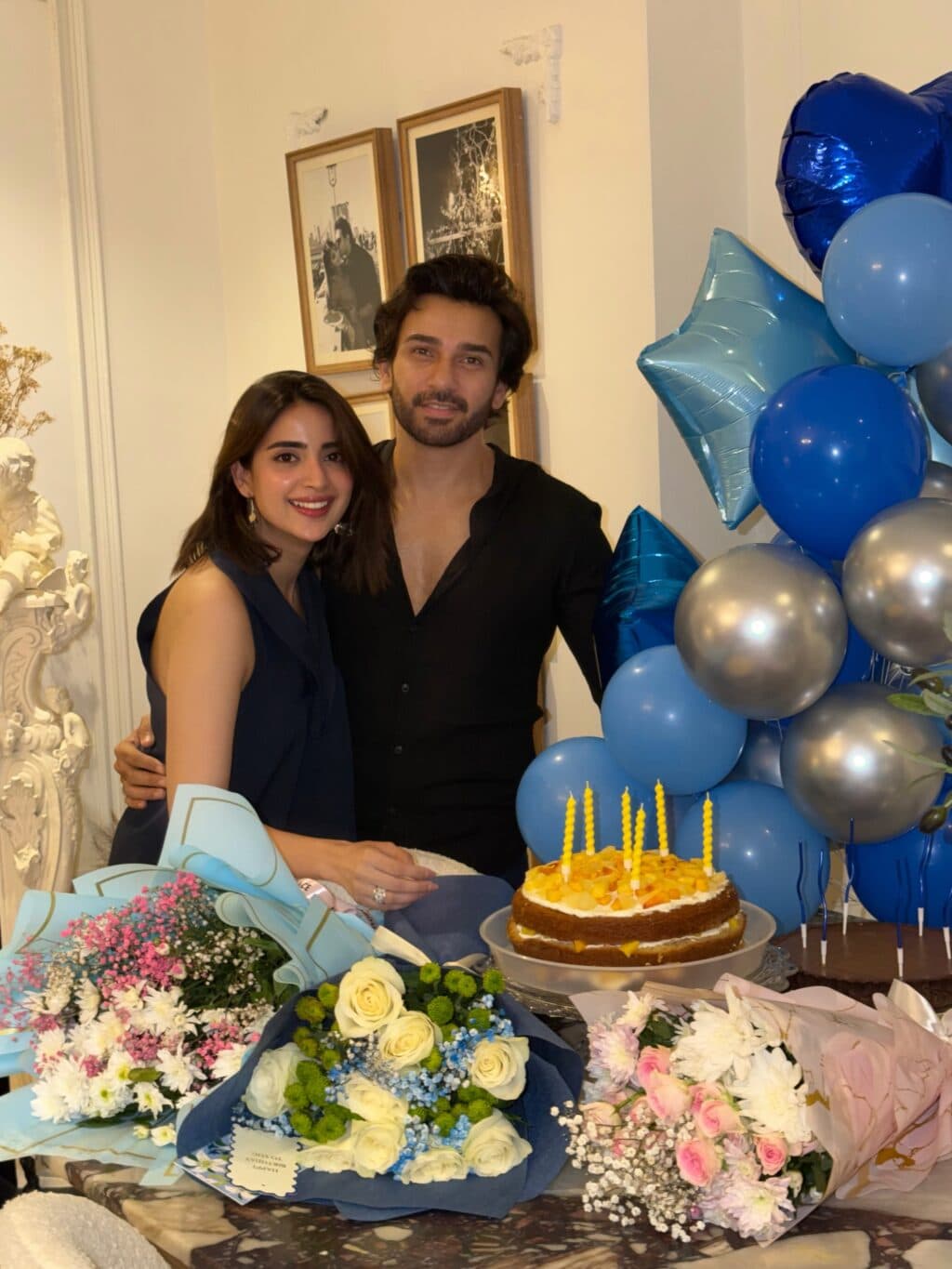 Ali Ansari Birthday Pictures & Wish From Wife Saboor Aly Ali Ansari Birthday Pictures & Wish From Wife Saboor Aly