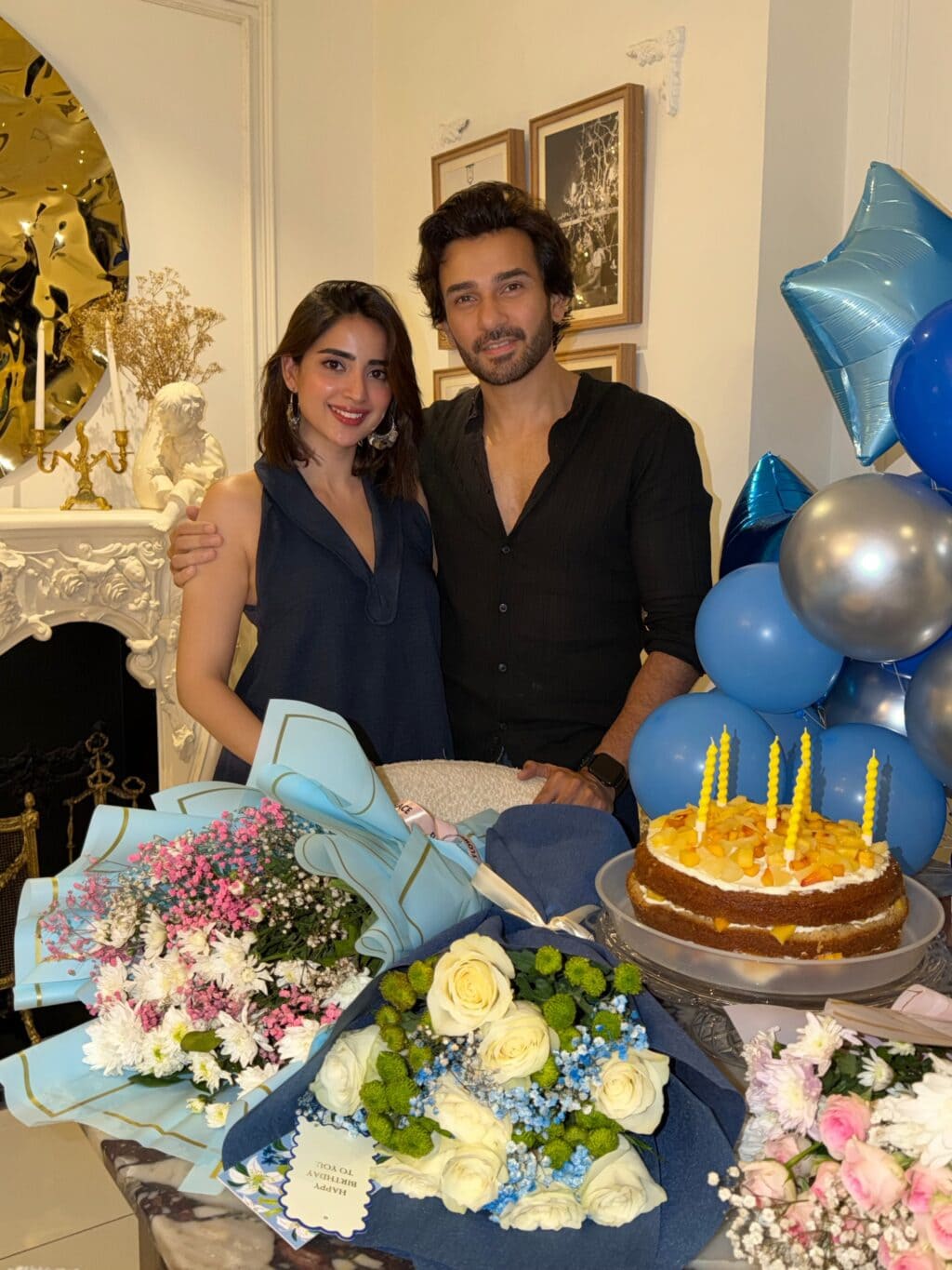 Ali Ansari Birthday Pictures & Wish From Wife Saboor Aly Ali Ansari Birthday Pictures & Wish From Wife Saboor Aly