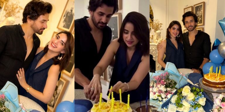 Ali Ansari Birthday Pictures & Wish From Wife Saboor Aly