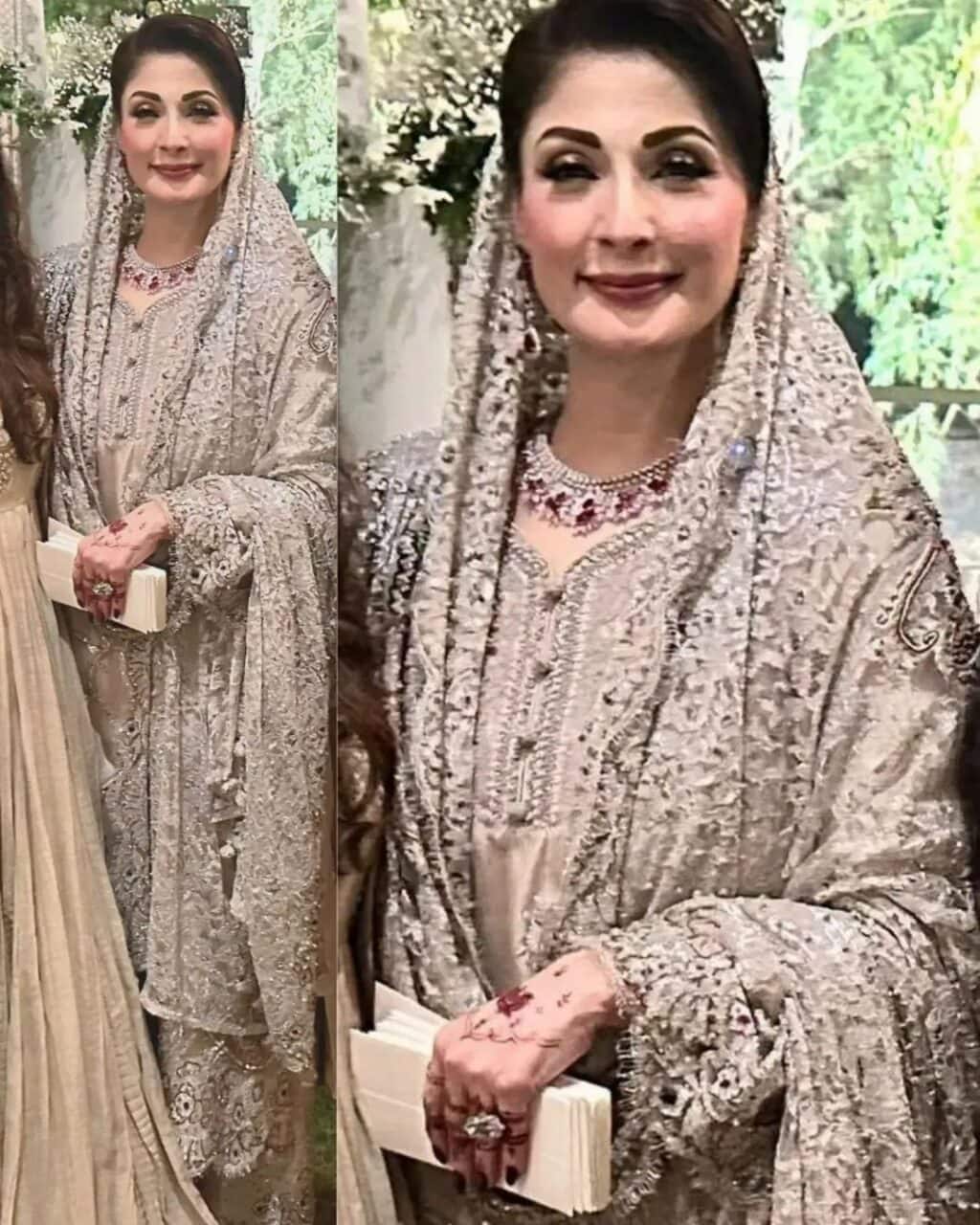 Maryam Nawaz Look on Daughter's Nikah - Details Maryam Nawaz Look on Daughter’s Nikah – Details
