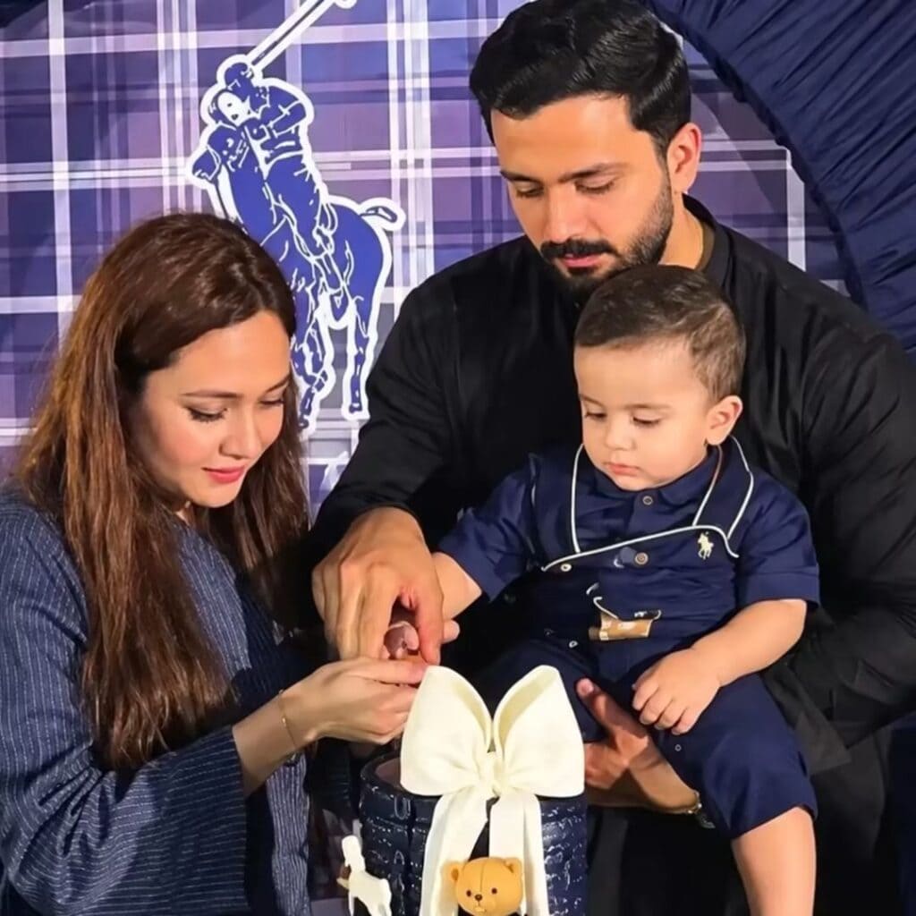 Rajab Butt Attends Son Kivan’s Birthday