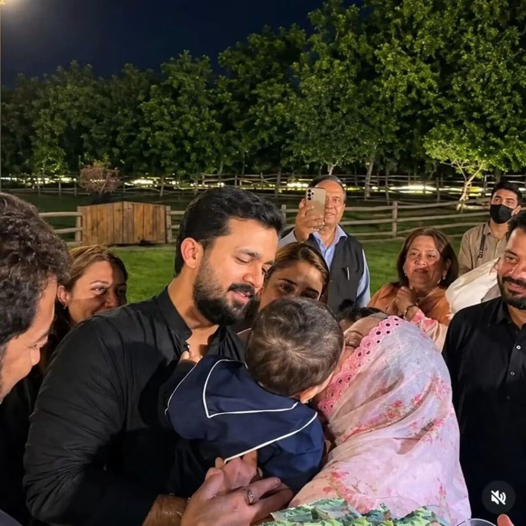 Rajab Butt Attends Son Kivan’s Birthday