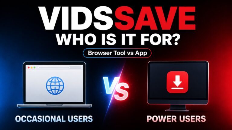 VidsSave Review: Who Should Use It and Who Shouldn’t?