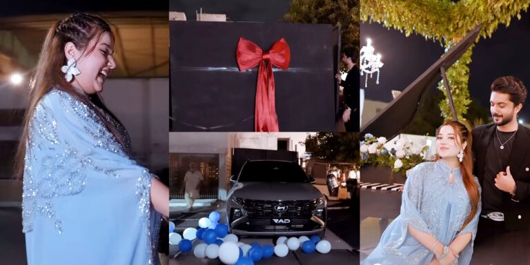 Hussain Tareen Faces Backlash For Showing  off Expensive Gift on Rabeeca Khan’s Birthday