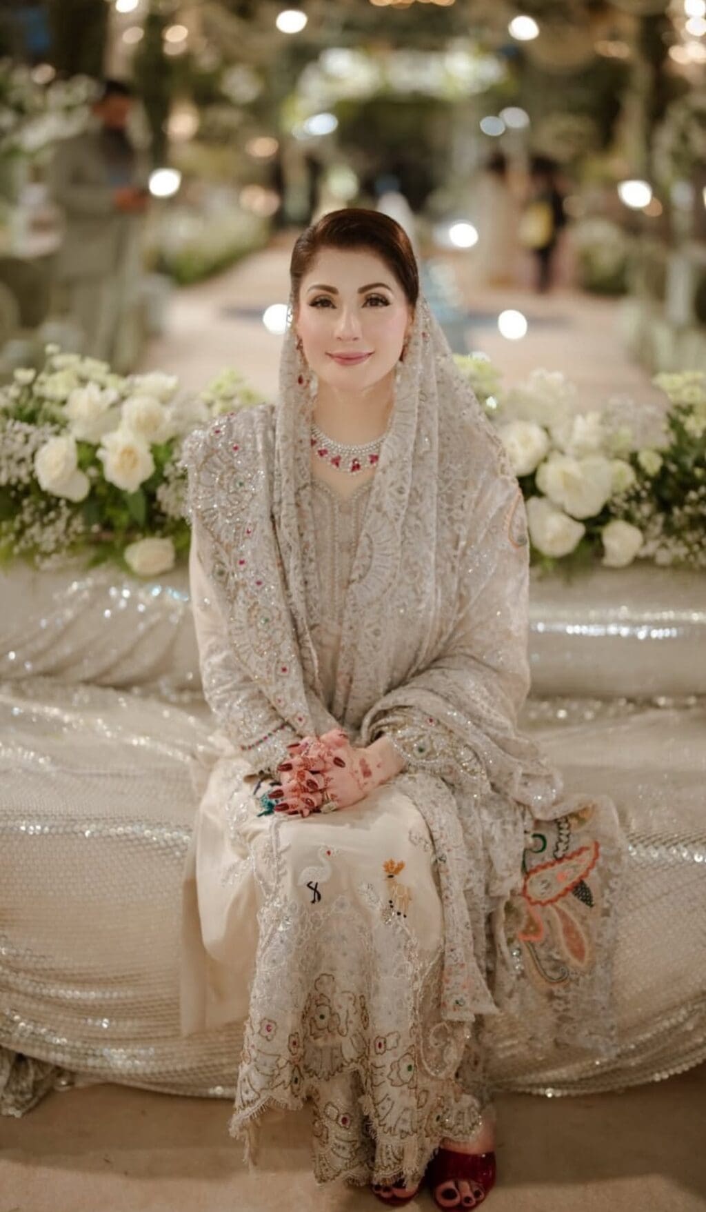 Maryam Nawaz Look on Daughter's Nikah - Details Maryam Nawaz Look on Daughter’s Nikah – Details