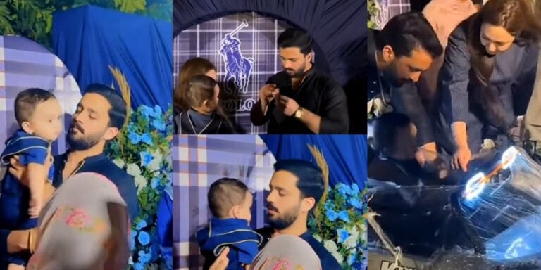 Rajab Butt Attends Son Kivan’s Birthday