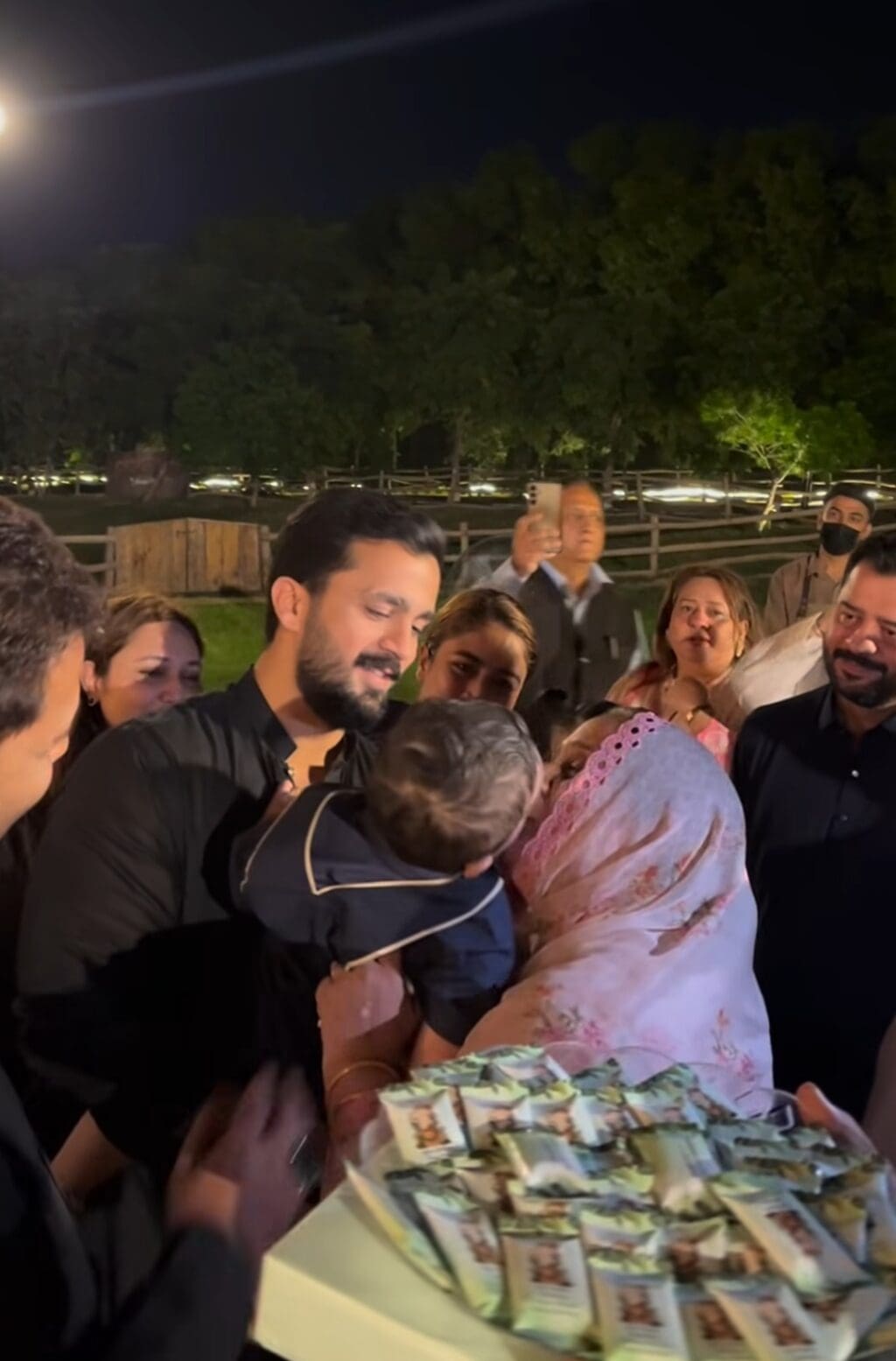 Rajab Butt Attends Son Kivan’s Birthday