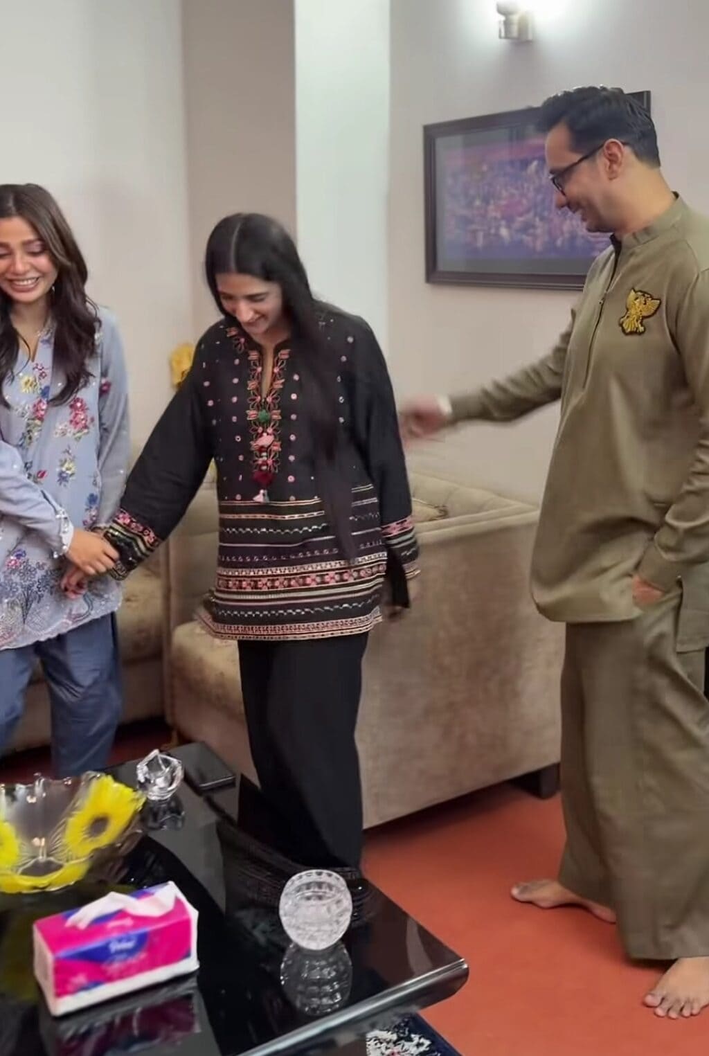 Ramsha Salahuddin Meets Saqib Sumeer & Wife