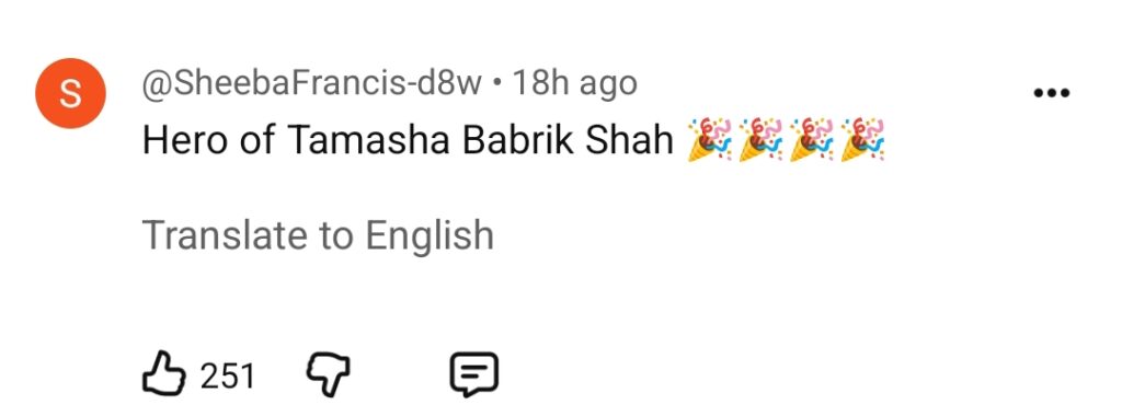 Babrik Shah's Aggressive Response to Laila Satisfies Fans Babrik Shah’s Aggressive Response to Laila Satisfies Fans
