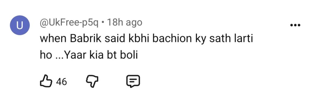 Babrik Shah's Aggressive Response to Laila Satisfies Fans Babrik Shah’s Aggressive Response to Laila Satisfies Fans