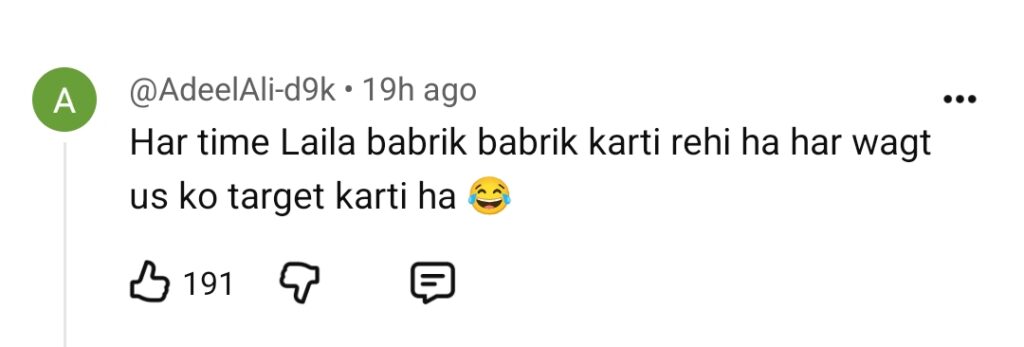 Babrik Shah's Aggressive Response to Laila Satisfies Fans Babrik Shah’s Aggressive Response to Laila Satisfies Fans