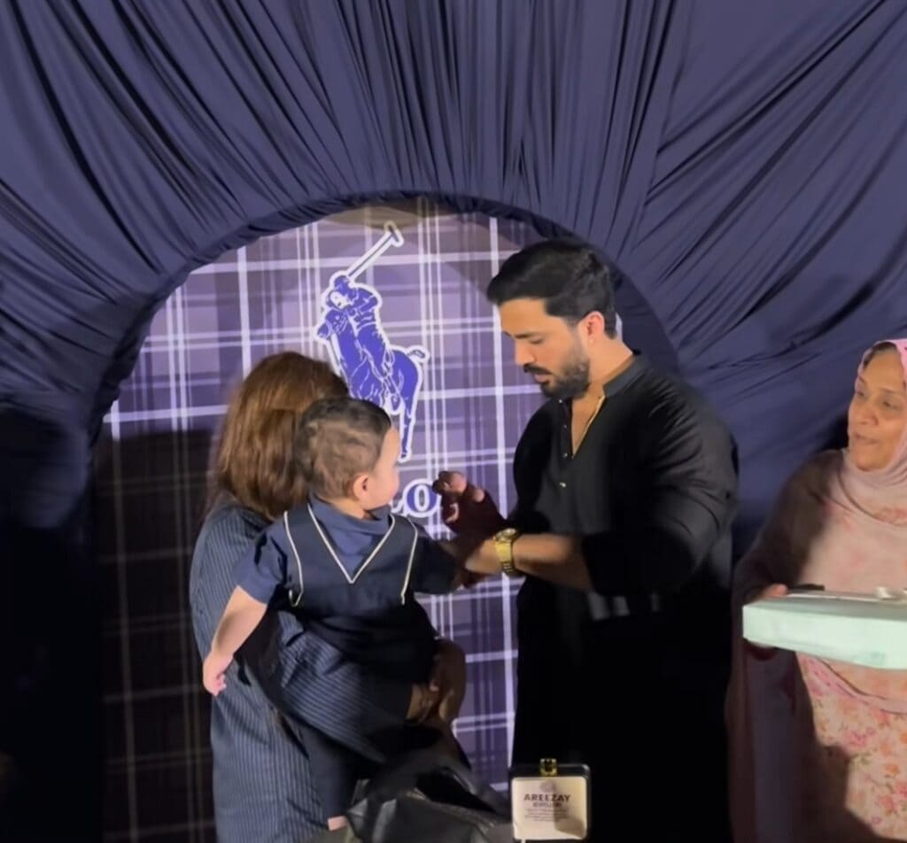 Rajab Butt Attends Son Kivan’s Birthday
