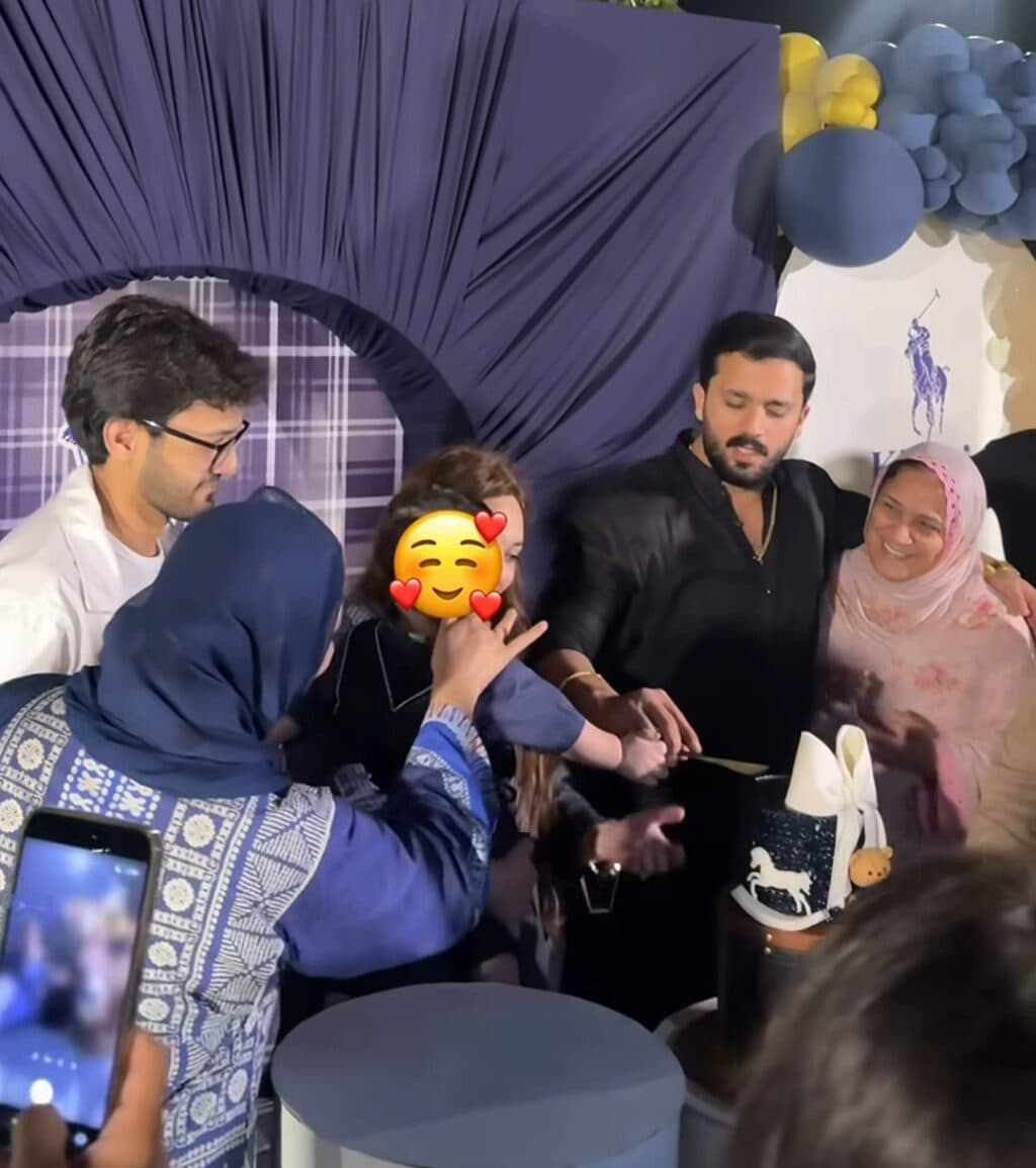 Rajab Butt Attends Son Kivan’s Birthday