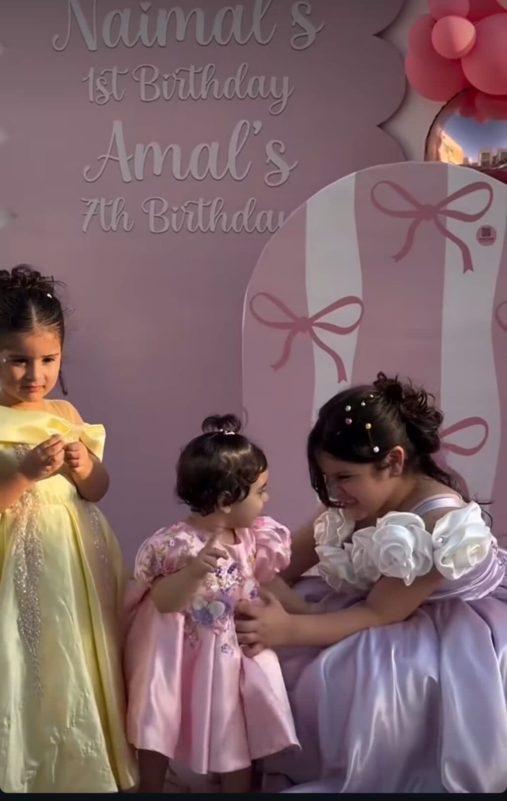 Aiman Khan and Muneeb Butt Celebrate Amal & Naimal’s Joint Birthday
