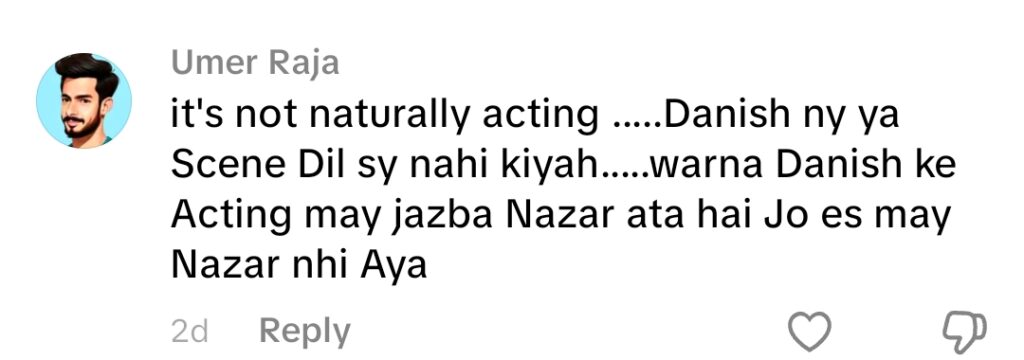 Danish Taimoor's Acting in Nashtar's Emotional Scene Draws Backlash Danish Taimoor’s Acting in Nashtar’s Emotional Scene Draws Backlash