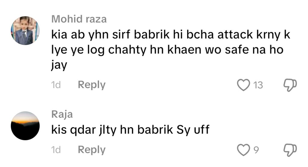 Dr Zee Khan & Rabia Javaid Sheikh Face Backlash For Targeting Babrik Shah Dr Zee Khan & Rabia Javaid Sheikh Face Backlash For Targeting Babrik Shah