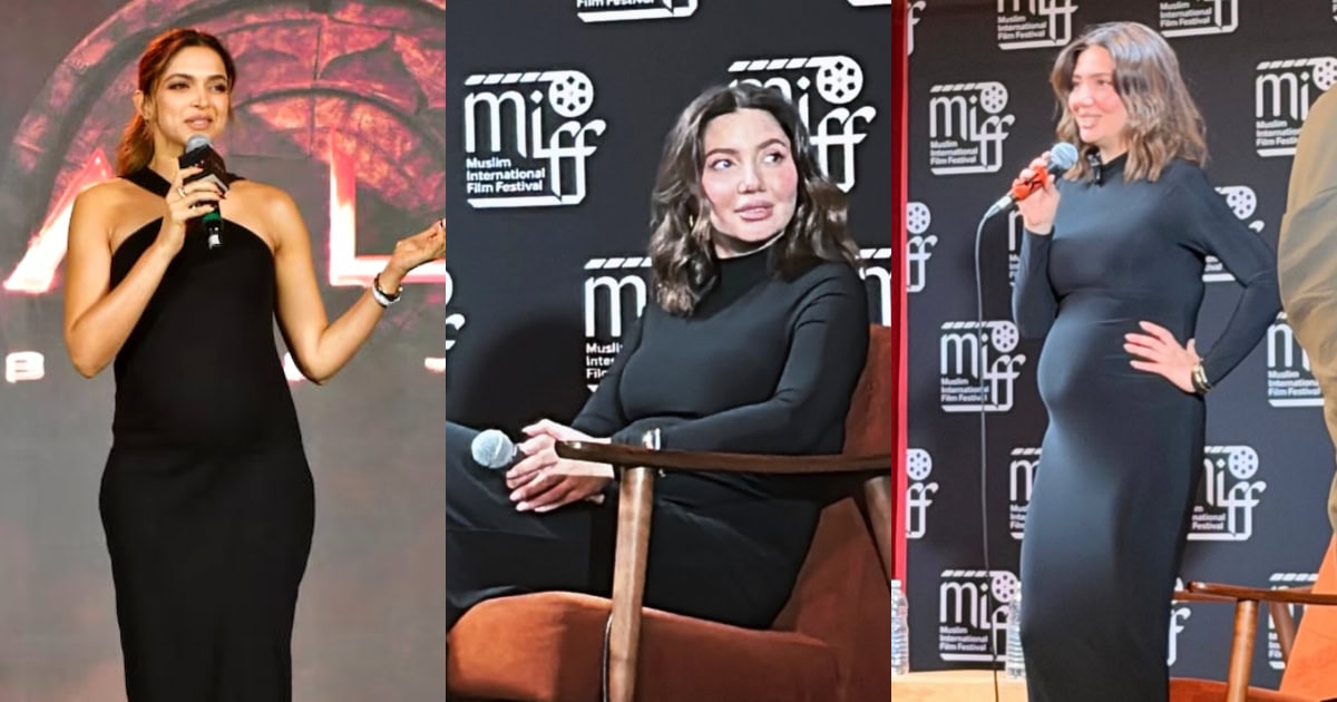 mahira-khan Mahira Khan Shows Off Her Baby Bump In Latest Appearance