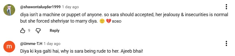 Gulbahar Episode 9 – Sara Criticized For Using Diya