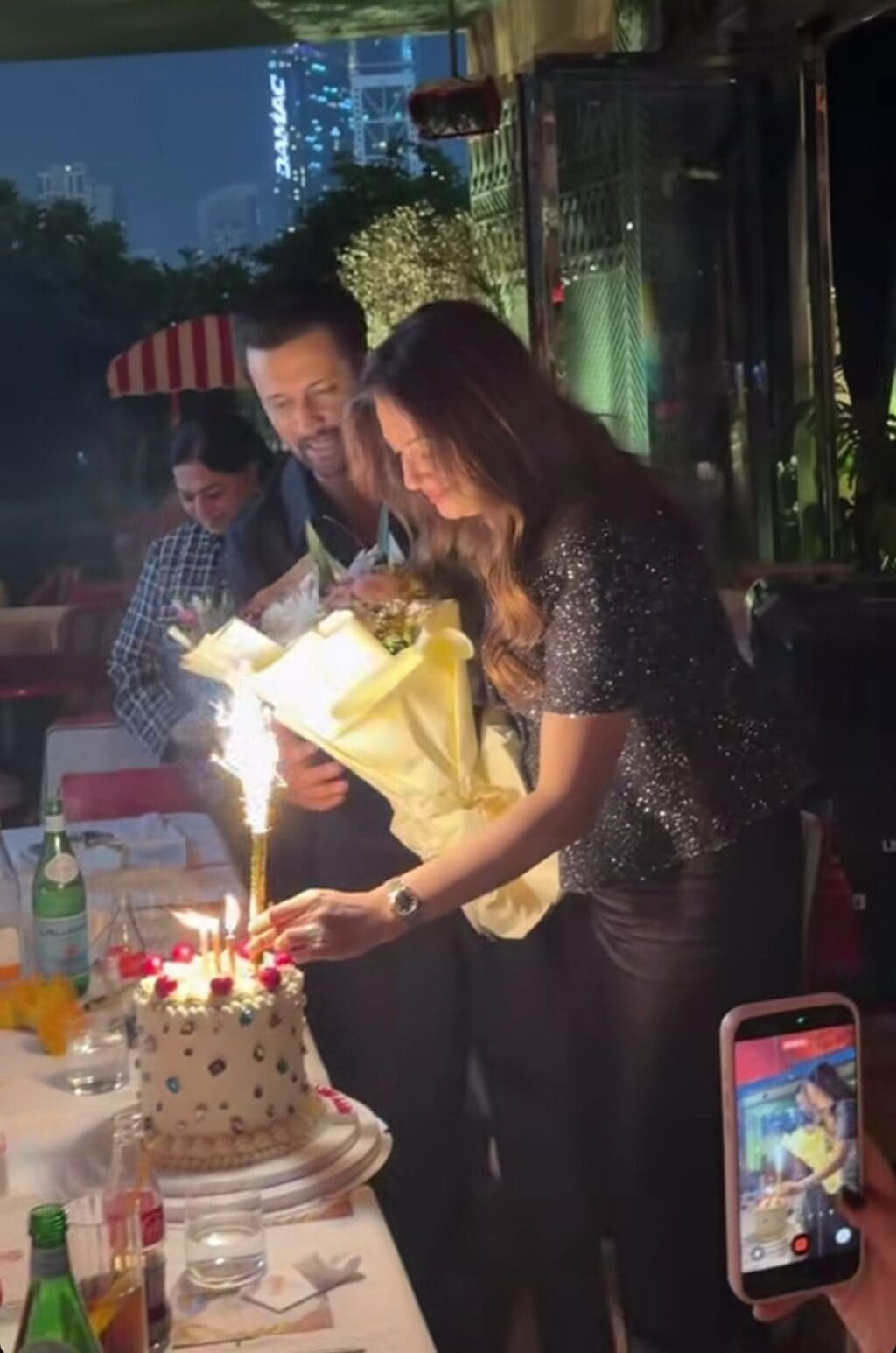 Atif Aslam Celebrates Wife's Birthday in Dubai Atif Aslam Celebrates Wife’s Birthday in Dubai
