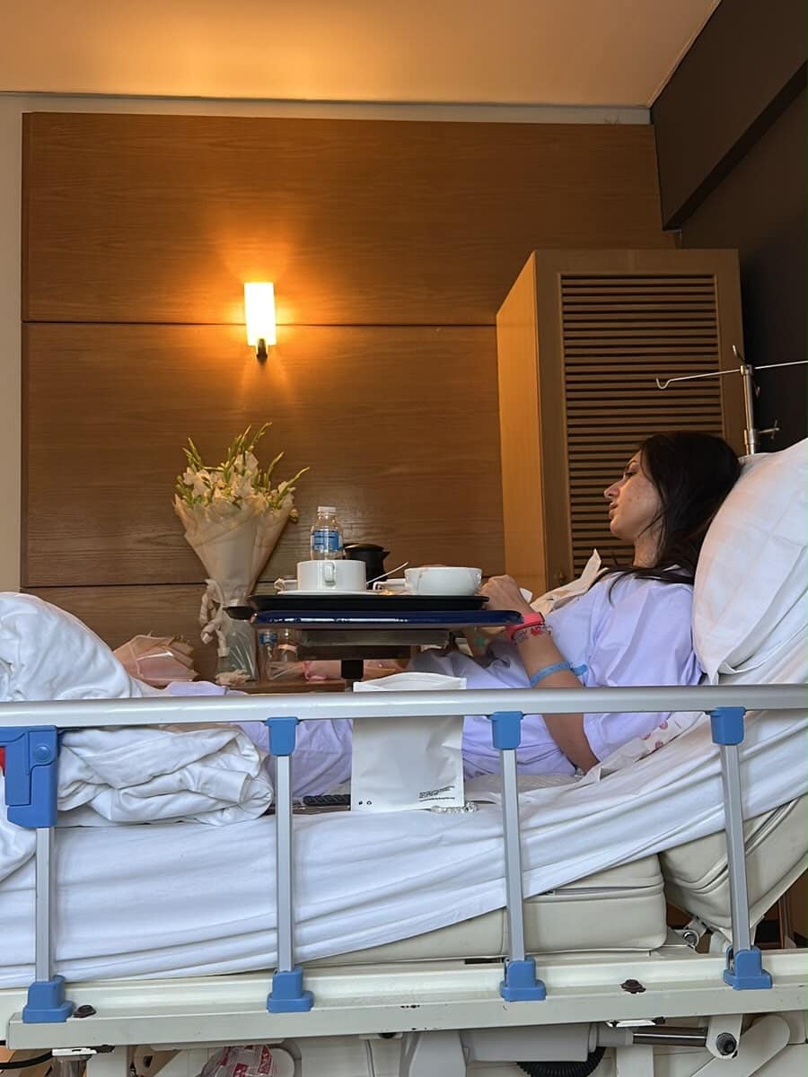 Hina Chaudhary Undergoes Painful Surgery Hina Chaudhary Undergoes Painful Surgery