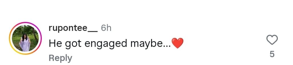 Nameer Khan Hints At Engagement