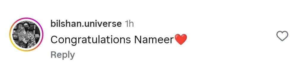 Nameer Khan Hints At Engagement