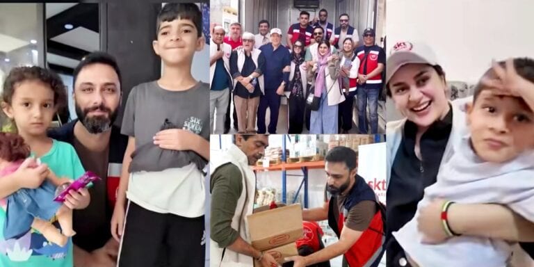 Pakistani Actors Praised for Their Charity Act for Palestinians In Jordan
