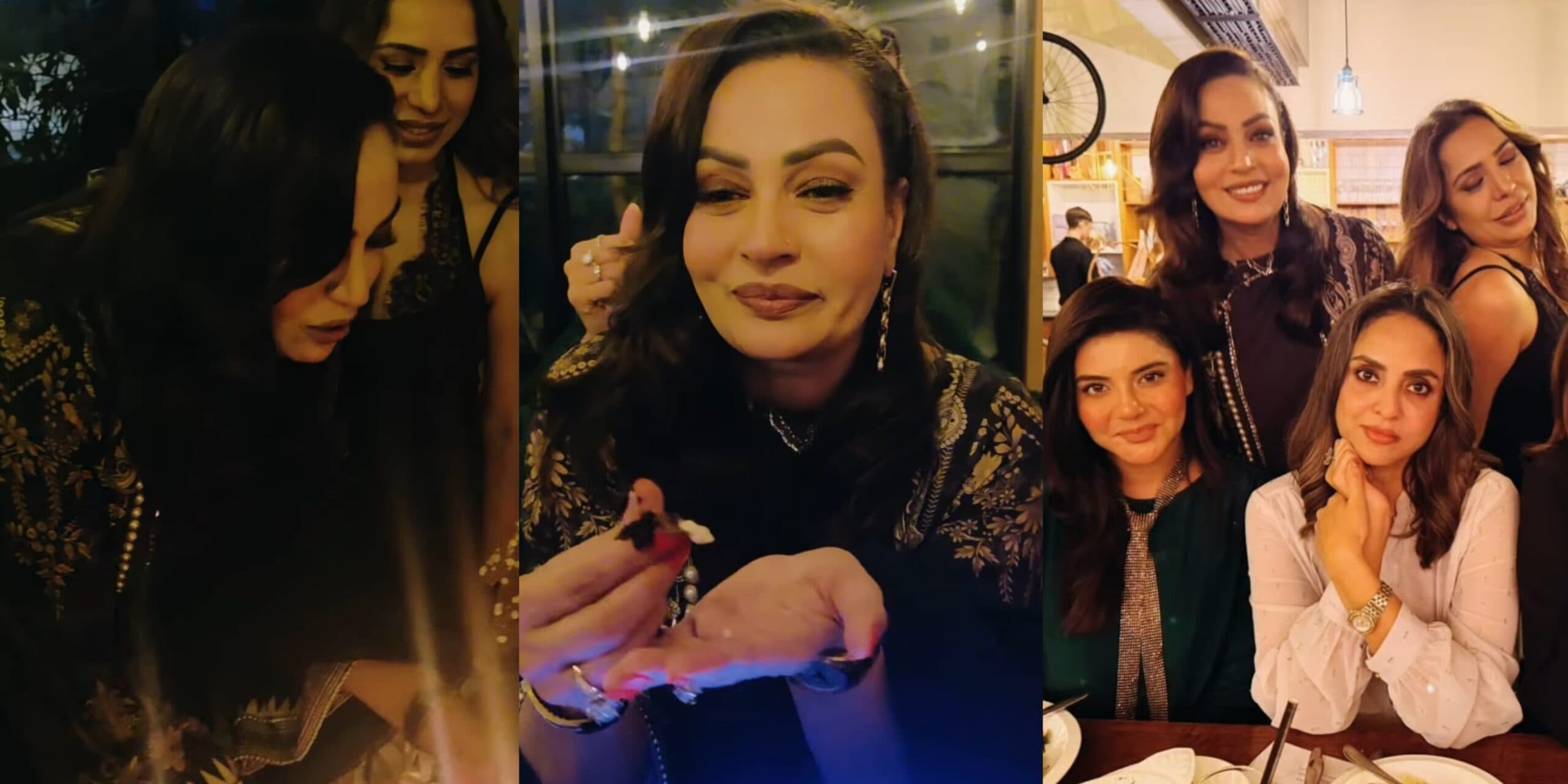 Nadia Khan Shares Pictures from Sadia Imam’s Birthday Dinner
