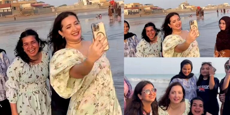 Komal Aziz Criticized For Her Show Off  Picnic with Staff