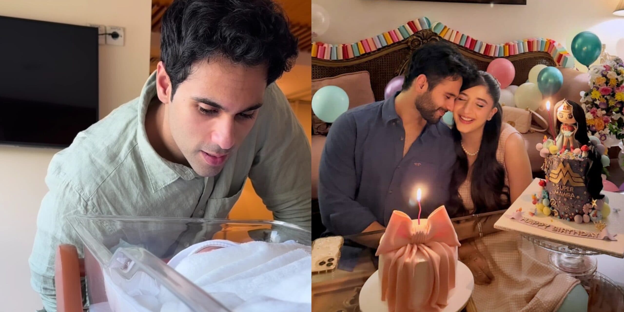 Ameer Gilani Beautiful Reel While Giving Azaan in His Son’s Ear