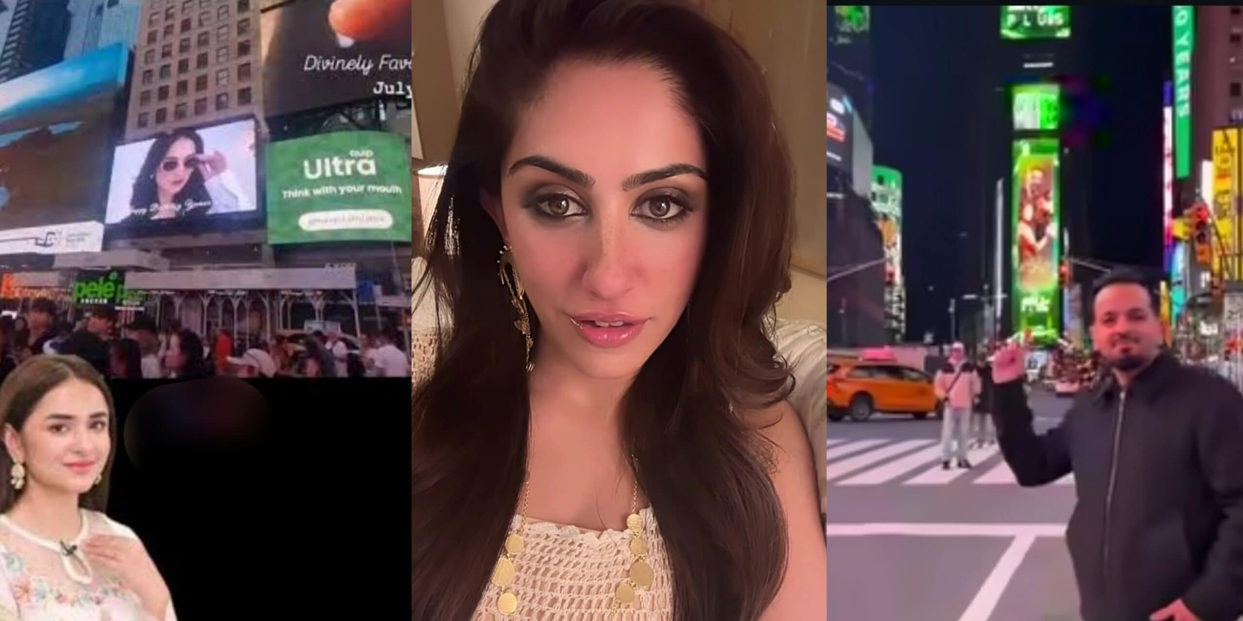 Naeema Butt’s Jibe At Celebrities Running Ads on Time Square NYC