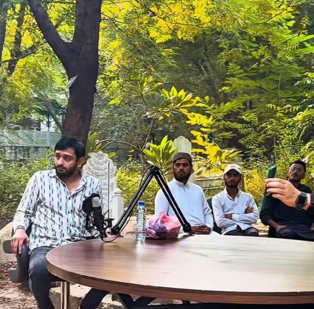 Rehan Tariq Faces Backlash For Recording Podcast in Graveyard Rehan Tariq Faces Backlash For Recording Podcast in Graveyard