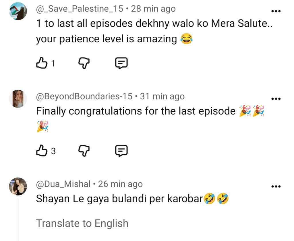 Bas Tera Saath Hu Last Episode Public Reaction