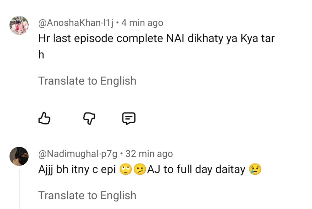 Bas Tera Saath Hu Last Episode Public Reaction