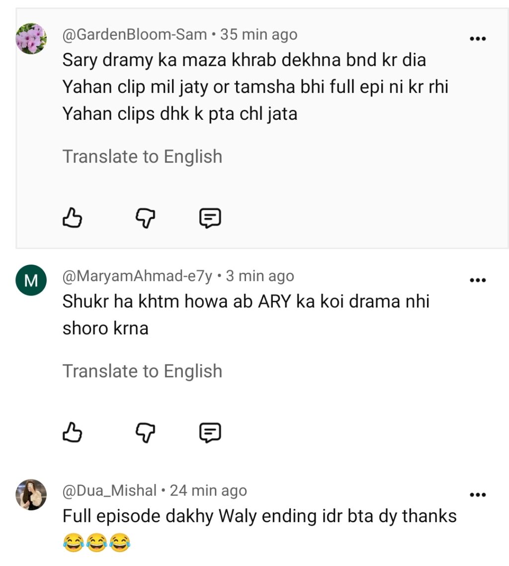 Bas Tera Saath Hu Last Episode Public Reaction