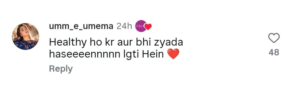 Komal Aziz’s Sudden Weight Gain Gets Public Attention