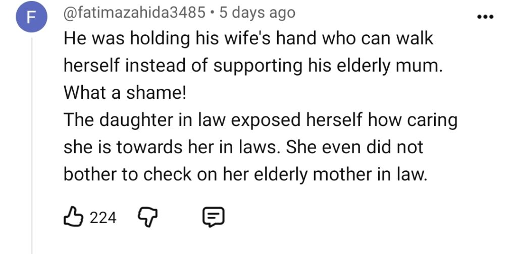 Asad Siddiqui Criticized For Holding Wife's Hand While Mother Falls on Floor Asad Siddiqui Criticized For Holding Wife’s Hand While Mother Falls on Floor