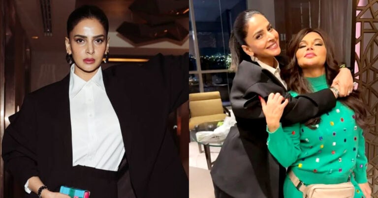 Saba Qamar & Rakhi Sawant Warm Meetup In Dubai