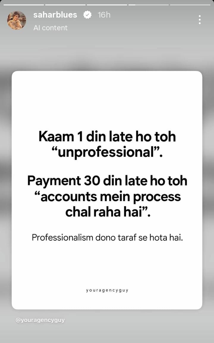 Sahar Hashmi Calls Out Drama Producers